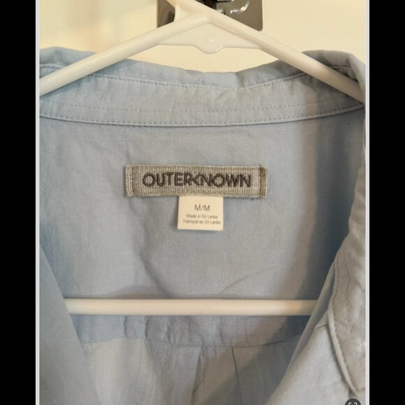Outerknown Windrift Shirt in Clear Day | Size M - Picture 8 of 8
